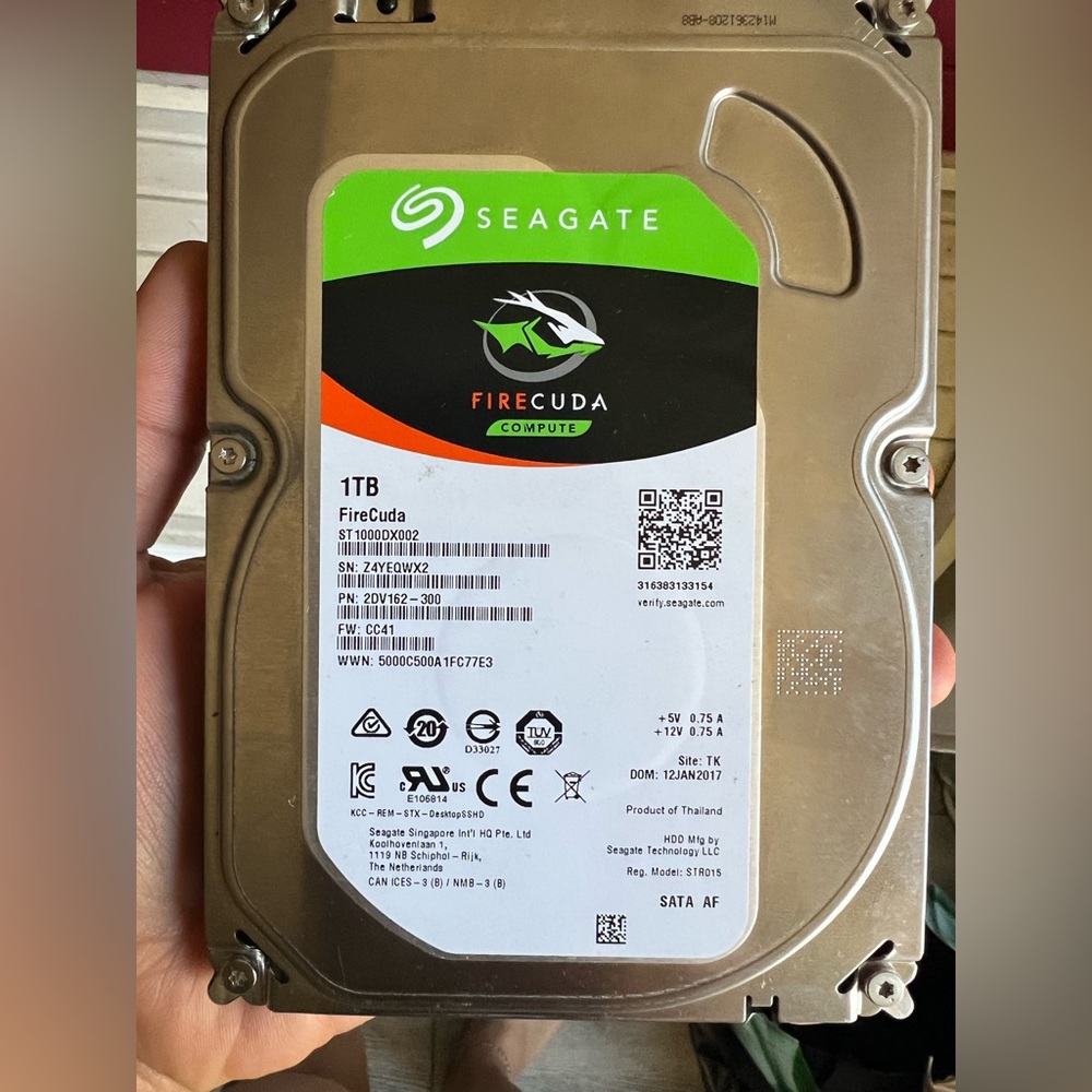 SEAGATE
FIRECUDA
COMPUTE
1TB
FireCuda